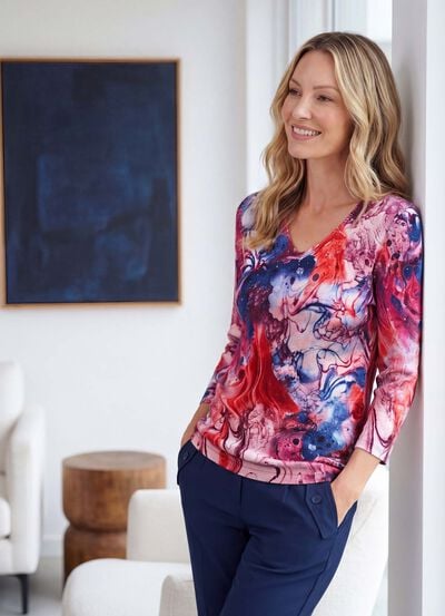 Pullover in Feinstrick 